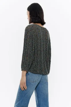 Mujer BIMBA Y LOLA Punto<Jersey Recto Punto Calado Negro