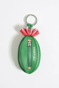 Mujer BIMBA Y LOLA Llaveros<Llavero Charm Pelota Piel Verde