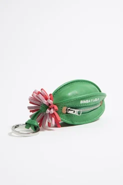 Mujer BIMBA Y LOLA Llaveros<Llavero Charm Pelota Piel Verde