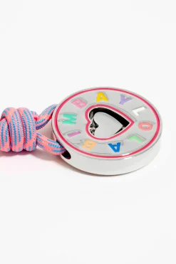 Mujer BIMBA Y LOLA Llaveros<Llavero Circular Corazon Plateado