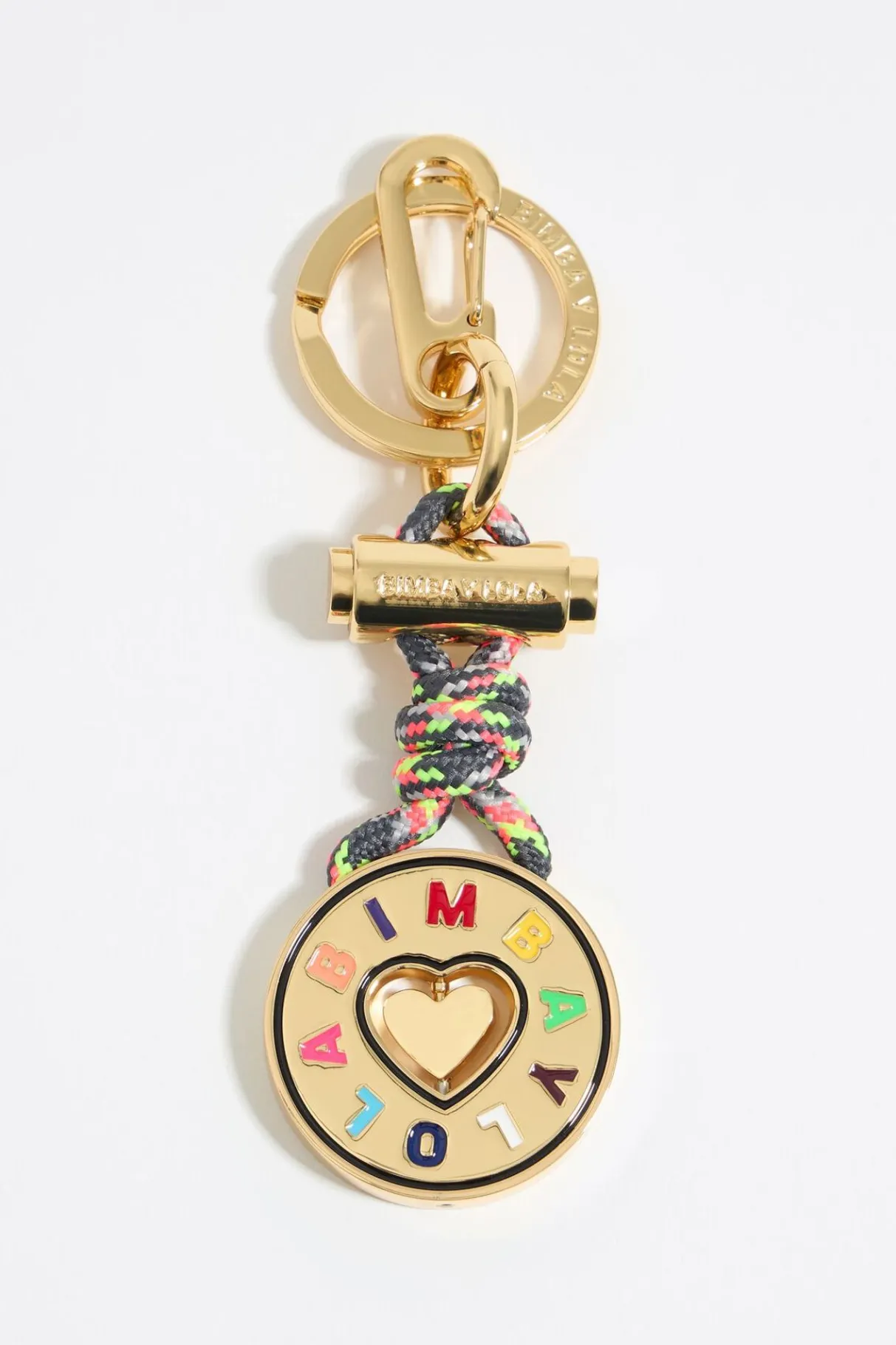 Mujer BIMBA Y LOLA Llaveros<Llavero Circular Corazon Dorado