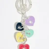 Mujer BIMBA Y LOLA Llaveros<Llavero Corazones Glossy Multicolor