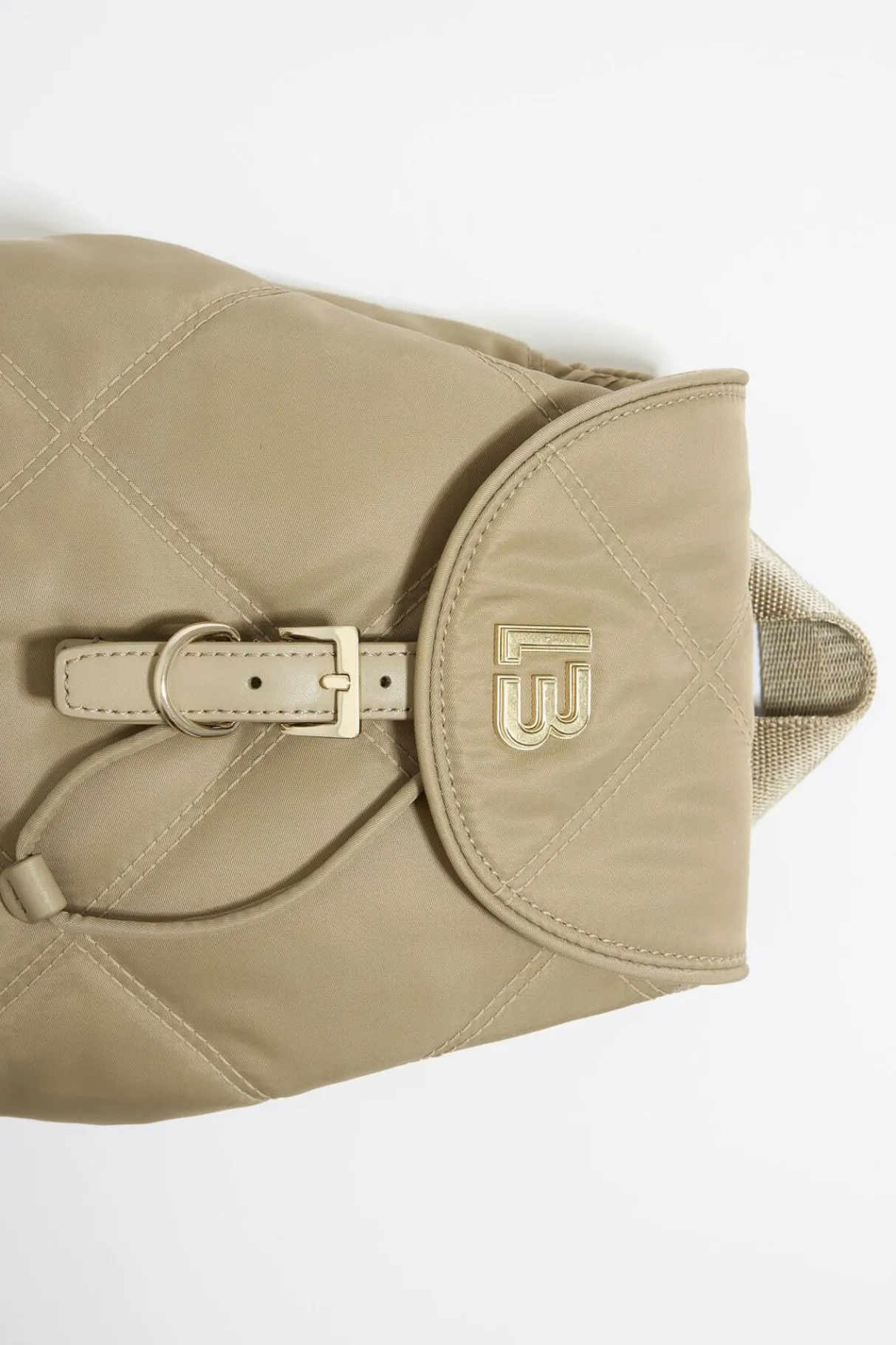 Mujer BIMBA Y LOLA Bolsos Nylon<Mochila Pequena Nylon Acolchada Caqui Claro