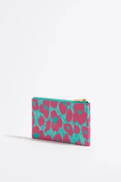 Mujer BIMBA Y LOLA Carteras Y Monederos<Monedero Leopard Turquesa