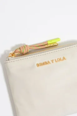 Mujer BIMBA Y LOLA Nylon<Monedero Nylon Piedra