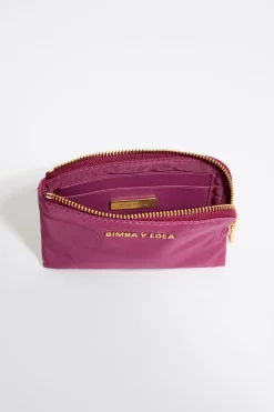 Mujer BIMBA Y LOLA Nylon<Monedero Nylon Rosa Oscuro