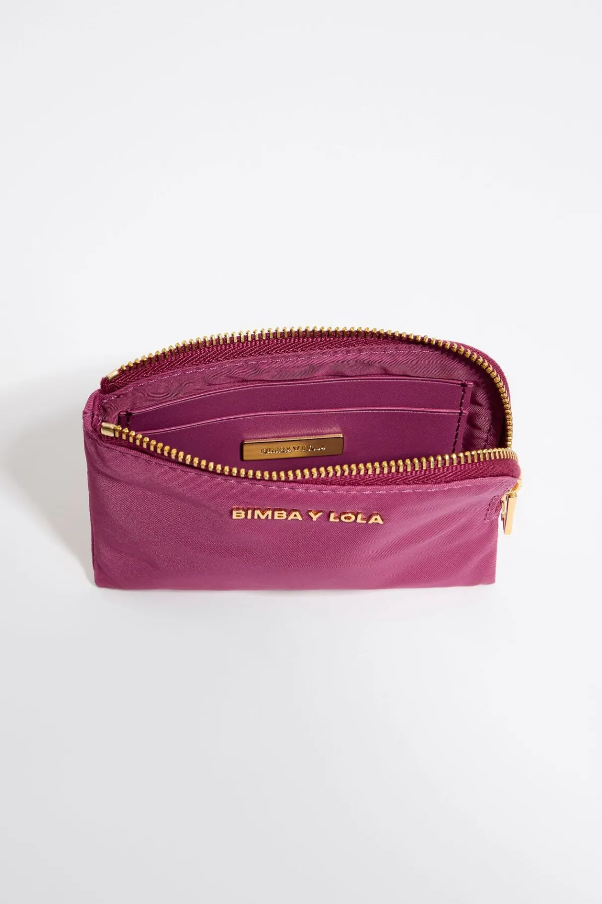 Mujer BIMBA Y LOLA Nylon<Monedero Nylon Rosa Oscuro