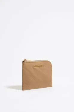 Mujer BIMBA Y LOLA Nylon<Monedero Nylon Tostado