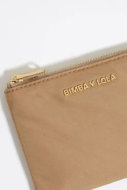 Mujer BIMBA Y LOLA Nylon<Monedero Nylon Tostado