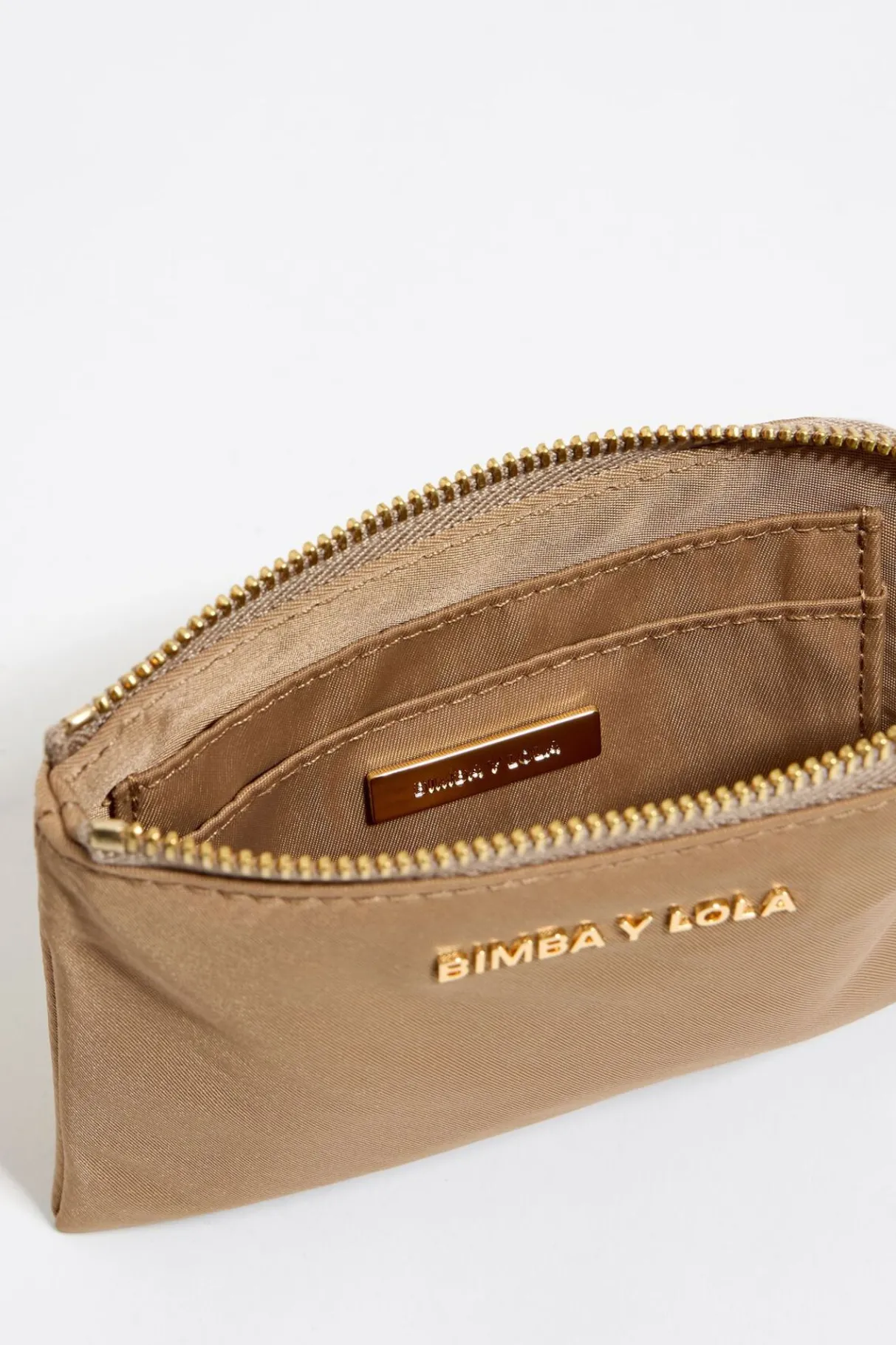 Mujer BIMBA Y LOLA Nylon<Monedero Nylon Tostado