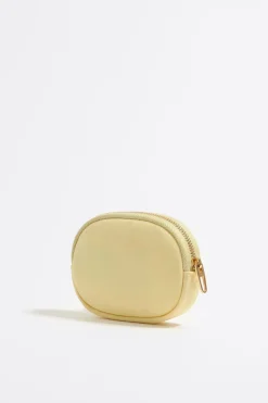 Mujer BIMBA Y LOLA Nylon<Monedero Ovalado Nylon Amarillo Claro