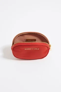 Mujer BIMBA Y LOLA Nylon<Monedero Ovalado Nylon Coral