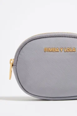 Mujer BIMBA Y LOLA Nylon<Monedero Ovalado Nylon Lila Empolvado