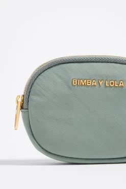 Mujer BIMBA Y LOLA Nylon<Monedero Ovalado Nylon Verde Agua