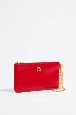 Mujer BIMBA Y LOLA Piel<Monedero Piel Rojo