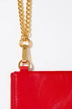 Mujer BIMBA Y LOLA Piel<Monedero Piel Rojo