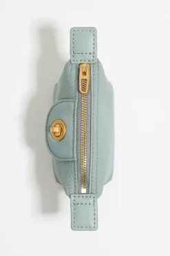 Mujer BIMBA Y LOLA Nylon<Monedero Trapecio Mini Nylon Verde Agua