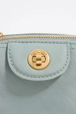 Mujer BIMBA Y LOLA Nylon<Monedero Trapecio Mini Nylon Verde Agua