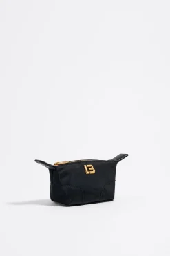 Mujer BIMBA Y LOLA Nylon<Monedero Trapecio Mini Nylon Negro