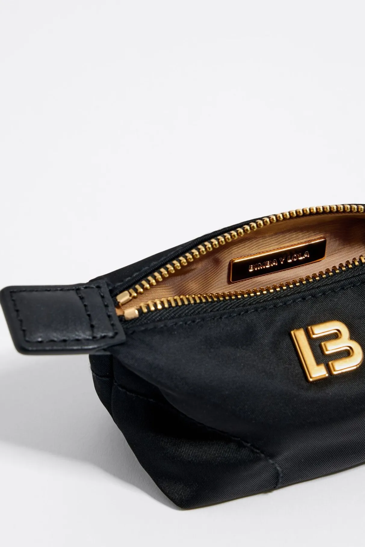 Mujer BIMBA Y LOLA Nylon<Monedero Trapecio Mini Nylon Negro