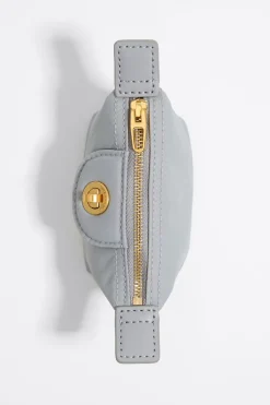 Mujer BIMBA Y LOLA Nylon<Monedero Trapecio Mini Nylon Lila Empolvado