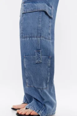 Mujer BIMBA Y LOLA Denim<Mono Denim Cargo Azul