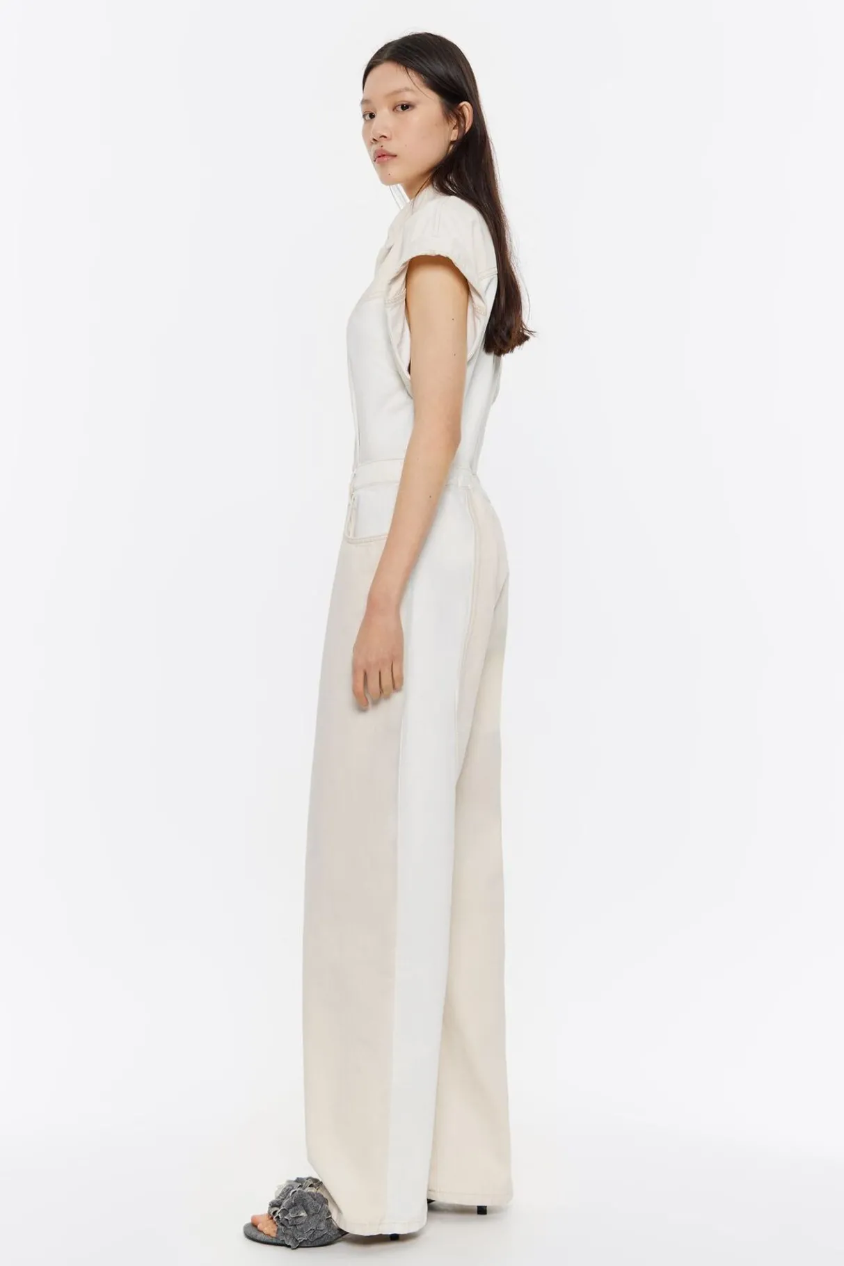 Mujer BIMBA Y LOLA Vestidos Y Monos<Mono Denim Cargo Bicolor