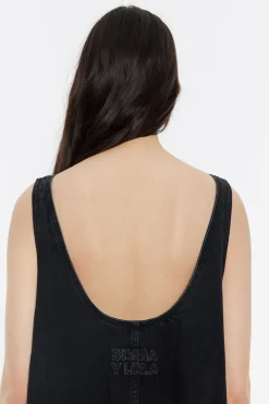 Mujer BIMBA Y LOLA Denim<Mono Largo Denim Negro