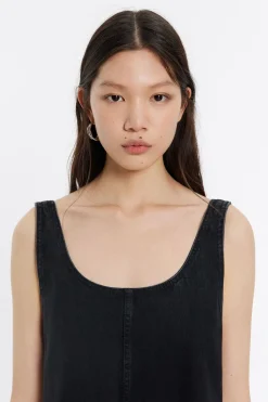 Mujer BIMBA Y LOLA Denim<Mono Largo Denim Negro