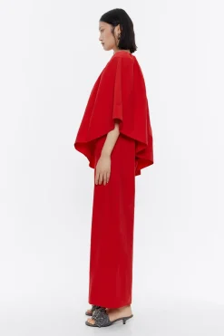 Mujer BIMBA Y LOLA Vestidos Y Monos<Mono Maxivolante Rojo