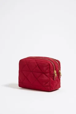 Mujer BIMBA Y LOLA Nylon<Neceser Doble Mediano Nylon Rojo Oscuro