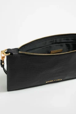 Mujer BIMBA Y LOLA Neceseres<Neceser Grabado Cocodrilo Negro