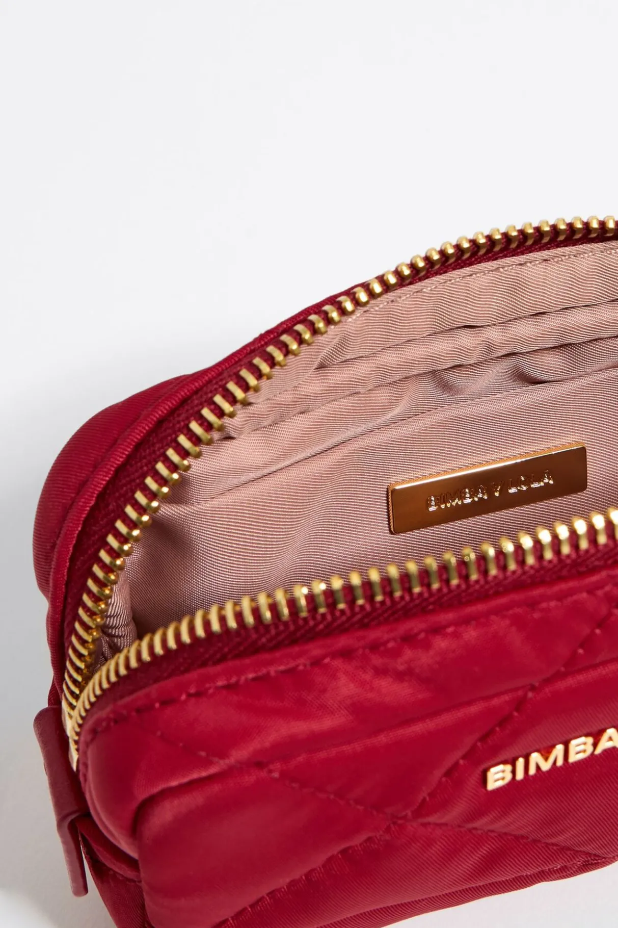 Mujer BIMBA Y LOLA Nylon<Neceser Mini Nylon Rojo Oscuro