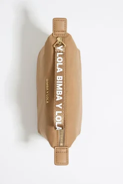 Mujer BIMBA Y LOLA Nylon<Neceser Trapecio Pequeno Nylon Tostado