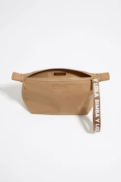 Mujer BIMBA Y LOLA Nylon<Neceser Trapecio Pequeno Nylon Tostado