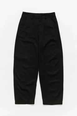 Mujer BIMBA Y LOLA Pantalones<Pantalon Barrel Lana Negro