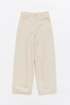 Mujer BIMBA Y LOLA Total Look<Pantalon Denim Pinzas Crudo