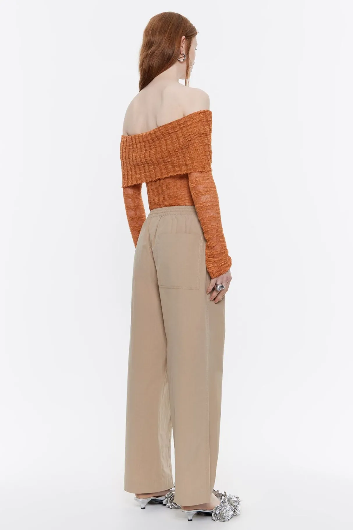 Mujer BIMBA Y LOLA Pantalones<Pantalon Jogger Algodon Camel