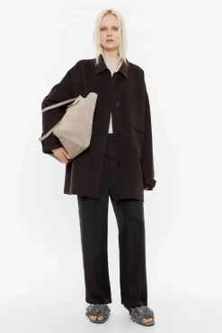 Mujer BIMBA Y LOLA Pantalones<Pantalon Jogger Tobillero Negro Lavado