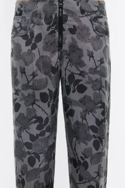 Mujer BIMBA Y LOLA Total Look<Pantalon Recto Fluido Canary Camo Caqui
