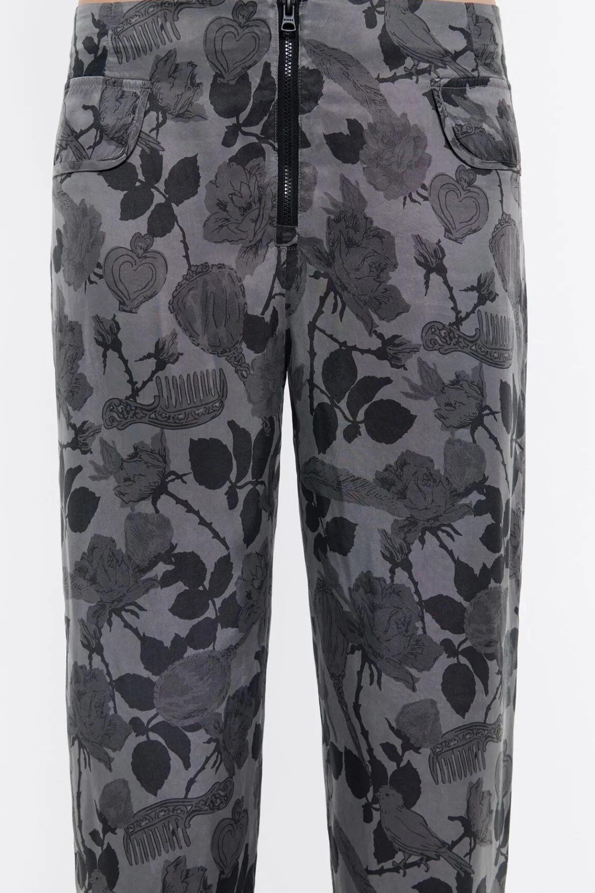 Mujer BIMBA Y LOLA Total Look<Pantalon Recto Fluido Canary Camo Caqui