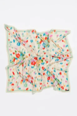 Mujer BIMBA Y LOLA Pañuelos<Panuelo Flores Difuminadas En Grupos Vainilla