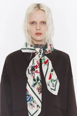 Mujer BIMBA Y LOLA Pañuelos<Panuelo Jardin Blanco Roto