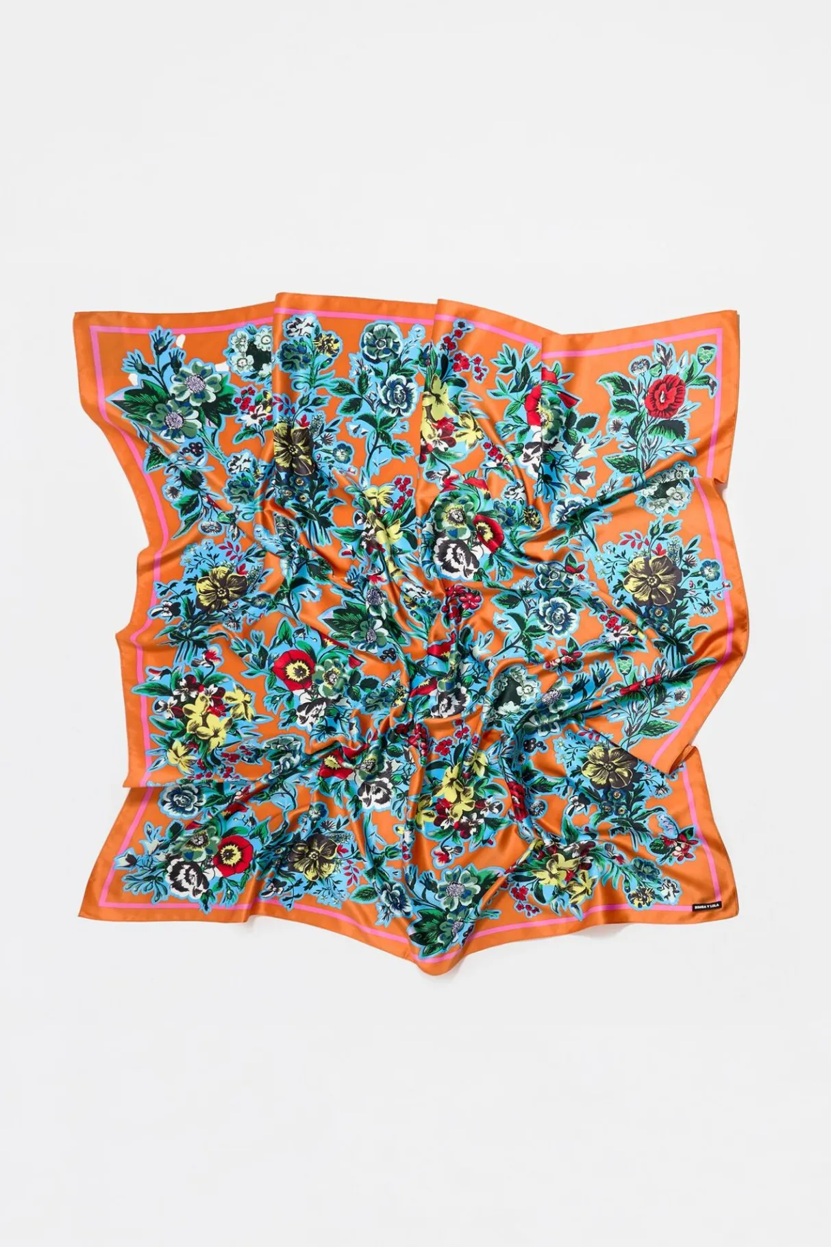 Mujer BIMBA Y LOLA Pañuelos<Panuelo Jardin Naranja