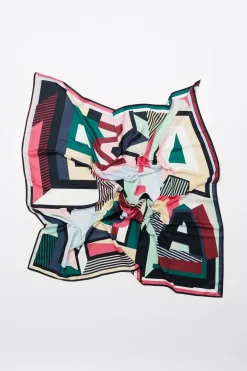 Mujer BIMBA Y LOLA Pañuelos<Panuelo Logo Geometrico 3D Multicolor