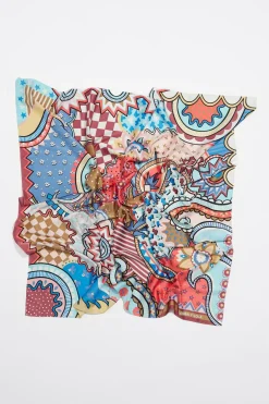 Mujer BIMBA Y LOLA Pañuelos<Panuelo Paisley Y Patchwork Estampados Multicolor