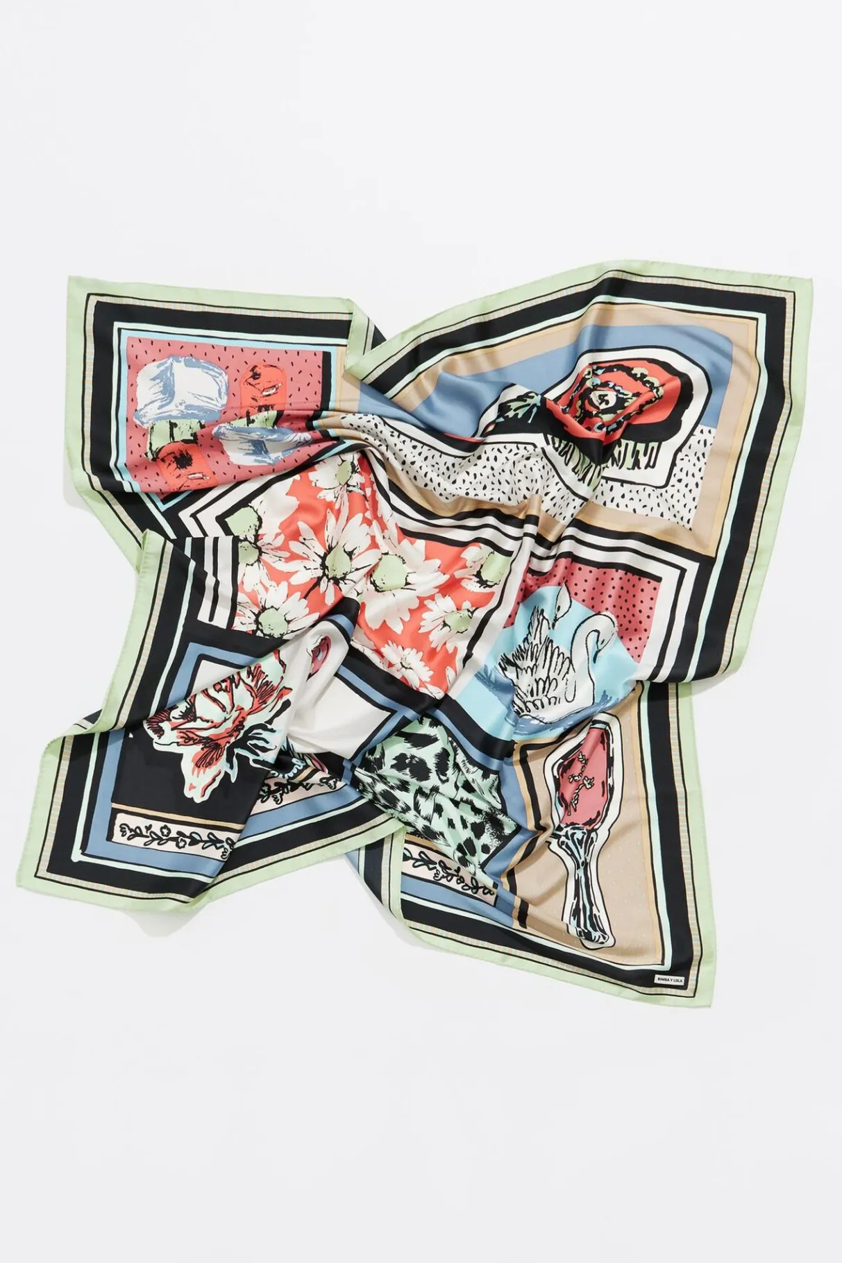 Mujer BIMBA Y LOLA Pañuelos<Panuelo Peines Vintage Beige