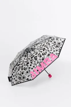 Mujer BIMBA Y LOLA Paraguas<Paraguas Vinilo Animal Mix Transparente