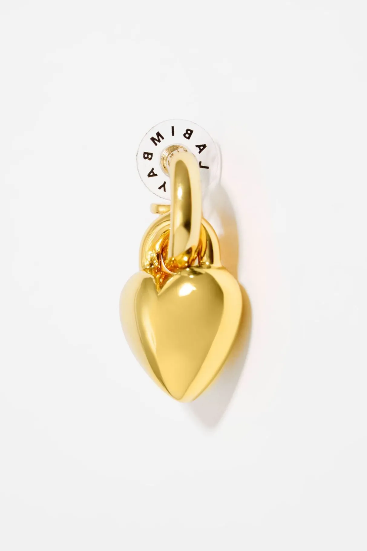 Mujer BIMBA Y LOLA Pendientes<Pendiente Aro Corazon Metal Dorado