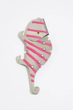 Mujer BIMBA Y LOLA Pendientes<Pendiente Camaleon Plateado Y Rosa